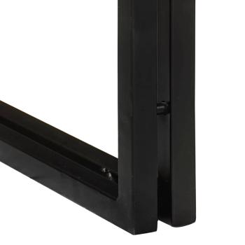 Beistelltische 3 pcs Braun und Schwarz Massivholz Akazie