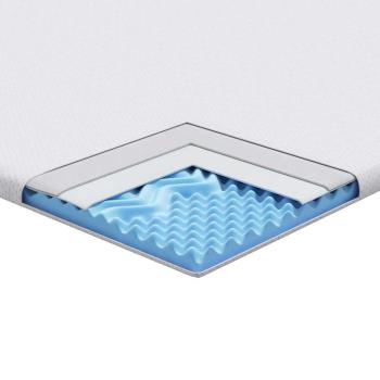 Matratzenpads Weiß 160 x 200 cm 100% Polyester Jacquardstoff