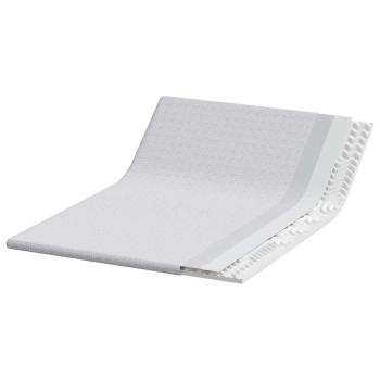 Matratzenpads Weiß 140 x 200 cm 100% Polyester Jacquardstoff