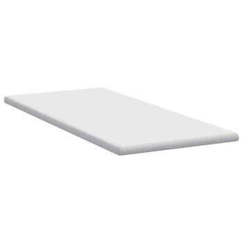 Matratzenpads Weiß 100 x 200 cm 100% Polyester Jacquardstoff