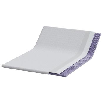 Matratzenpads Weiß 140 x 190 cm 100% Polyester Jacquardstoff