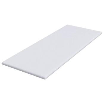 Matratzenpads Weiß 70 x 200 cm 100% Polyester Jacquardstoff