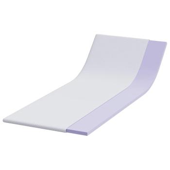 Matratzenpads Weiß 80 x 200 cm 100% Polyester Jacquardstoff