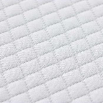 Matratzenpads Weiß 80 x 200 cm 100% Polyester Jacquardstoff