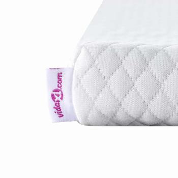 Matratzentopper aus Memory-Schaum 100 x 200 cm Thick Weich Weiß