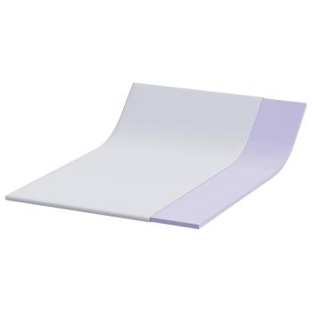 Matratzenpads Weiß 140 x 190 cm 100% Polyester Jacquardstoff