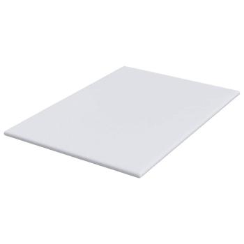 Matratzenpads Weiß 140 x 190 cm 100% Polyester Jacquardstoff