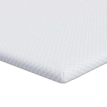 Matratzenpads Weiß 140 x 200 cm 100% Polyester Jacquardstoff