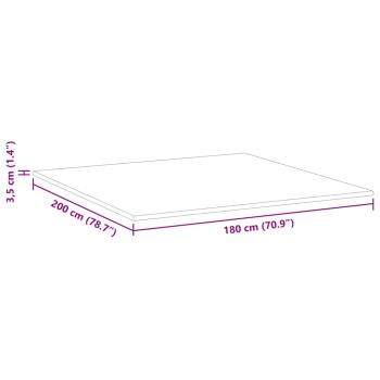 Matratzentopper aus Memory-Schaum 180 x 200 cm Thick Weich Weiß