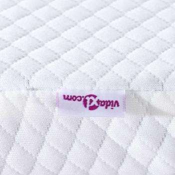 Matratzentopper aus Memory-Schaum 90 x 190 cm Thick Weich Weiß