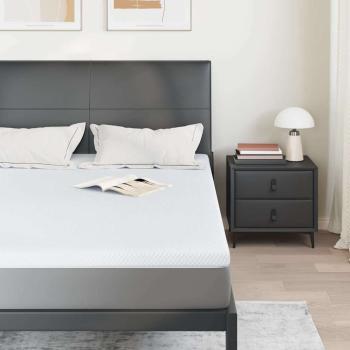 Matratzenpads Weiß 140 x 190 cm 100% Polyester Jacquardstoff