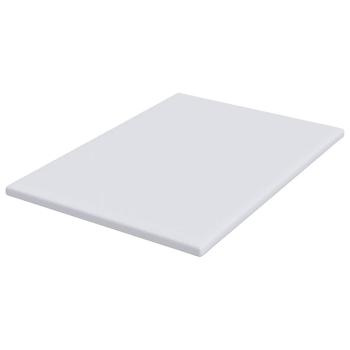 Matratzenpads Weiß 140 x 190 cm 100% Polyester Jacquardstoff