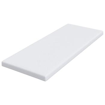 Matratzenpads Weiß 80 x 200 cm 100% Polyester Jacquardstoff