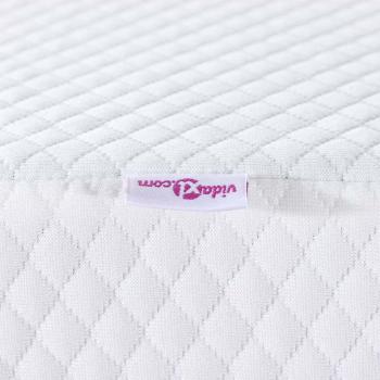 Matratzenpads Weiß 90 x 190 cm 100% Polyester Jacquardstoff