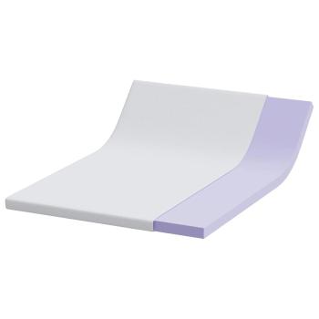 Matratzenpads Weiß 140 x 190 cm 100% Polyester Jacquardstoff