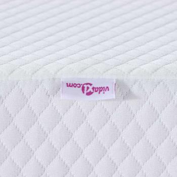 Matratzenpads Weiß 90 x 190 cm 100% Polyester Jacquardstoff