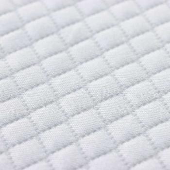 Matratzenpads Weiß 100 x 200 cm 100% Polyester Jacquardstoff