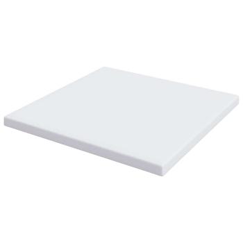 Matratzenpads Weiß 200 x 200 cm 100% Polyester Jacquardstoff