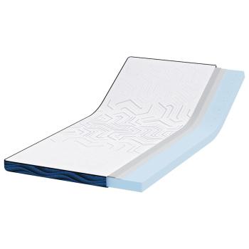 Matratzenpads Weiß und Blau 100 x 200 cm