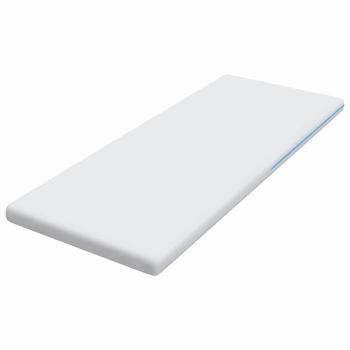 ARDEBO.de - Matratzenpads Weiß 80 x 200 cm 100% Polyester Jacquardstoff