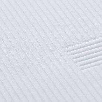 Matratzenpads Weiß 90 x 190 cm 100% Polyester Jacquardstoff