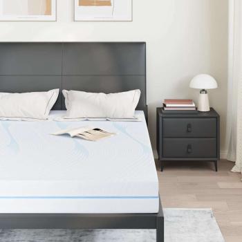 Matratzen Weiß 140 x 200 cm 100% Polyester Jacquardstoff