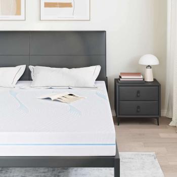 Matratzen Weiß 200 x 200 cm 100% Polyester Jacquardstoff