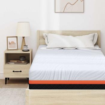 Matratzen Weiß, Grau 90 x 190 cm 100% Polyester Jacquardstoff