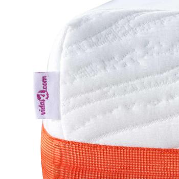 Matratzen Weiß, Grau 90 x 190 cm 100% Polyester Jacquardstoff