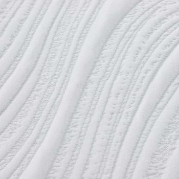 Matratzen Weiß, Grau 90 x 200 cm 100% Polyester Jacquardstoff