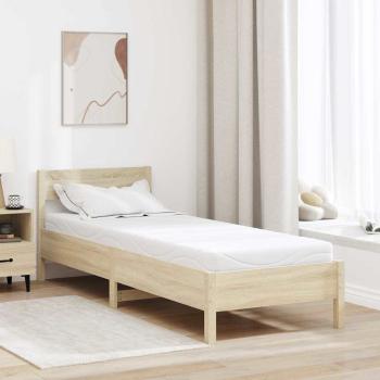 ARDEBO.de - Matratze Weiß 70 x 200 cm Jacquard-Stoff