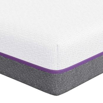 Matratzen Weiß, Grau 120 x 200 cm 100% Polyester Jacquardstoff