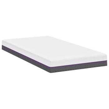 Matratzen Weiß, Grau 120 x 200 cm 100% Polyester Jacquardstoff