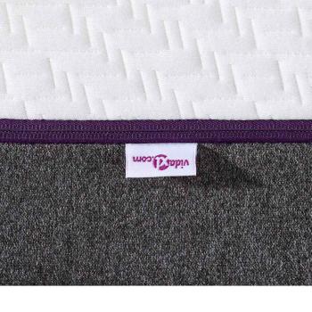 Matratzen Weiß, Grau 120 x 200 cm 100% Polyester Jacquardstoff