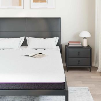 Matratzen Weiß, Grau 140 x 190 cm 100% Polyester Jacquardstoff