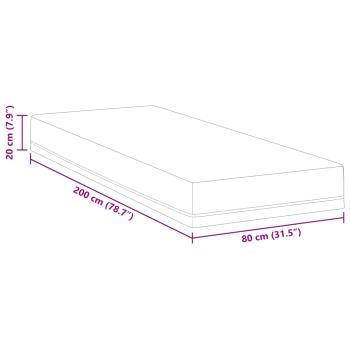 Matratzen Weiß und Blau 100% Polyester Jacquardstoff