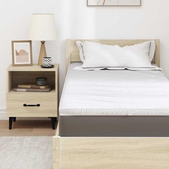 Matratzenpads Weiß 80 x 200 cm Nicht klebendes Polyester