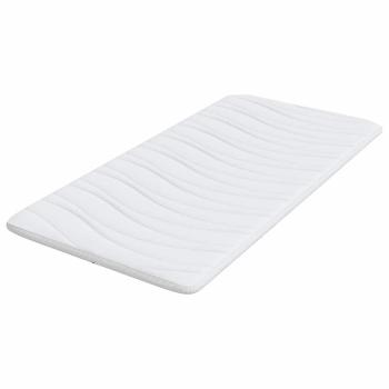 Matratzenpads Weiß 90 x 200 cm Nicht klebendes Polyester