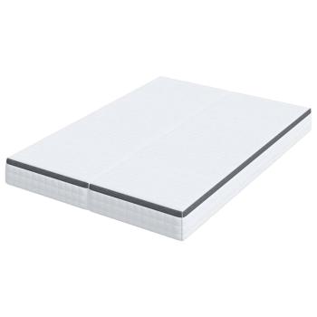 Matratzen 2 pcs Weiß, Grau 70 x 190 cm Strickstoff