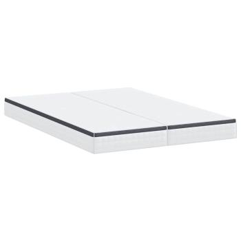 Matratzen 2 pcs Weiß, Grau 80 x 200 cm Strickstoff