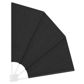 Balkon Sichtschutz Anthrazit 115 x 115 cm Stoff