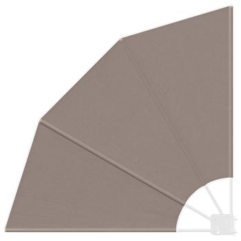 Balkon Sichtschutz Taupe 115 x 115 cm Stoff