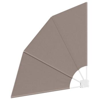 Balkon Sichtschutz Taupe 115 x 115 cm Stoff