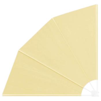 Balkon Sichtschutz Sandfarbe 140 x 140 cm Stoff