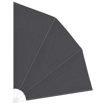 Balkon Sichtschutz Schwarz 210 x 210 cm Stoff