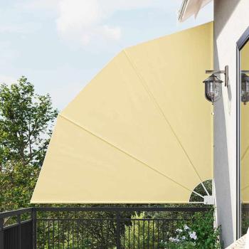 ARDEBO.de - Balkon Sichtschutz Sandfarbe 210 x 210 cm Stoff