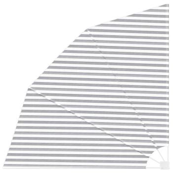 Balkon Sichtschutz Anthrazit und Weiß 210 x 210 cm Stoff