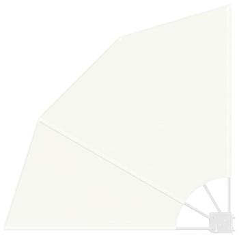 Balkon Sichtschutz Creme 115 x 115 cm Stoff