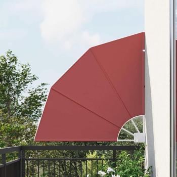 ARDEBO.de - Balkon Sichtschutz Terrakotta 115 x 115 cm Stoff