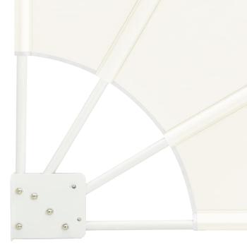 Balkon Sichtschutz Creme 160 x 160 cm Stoff